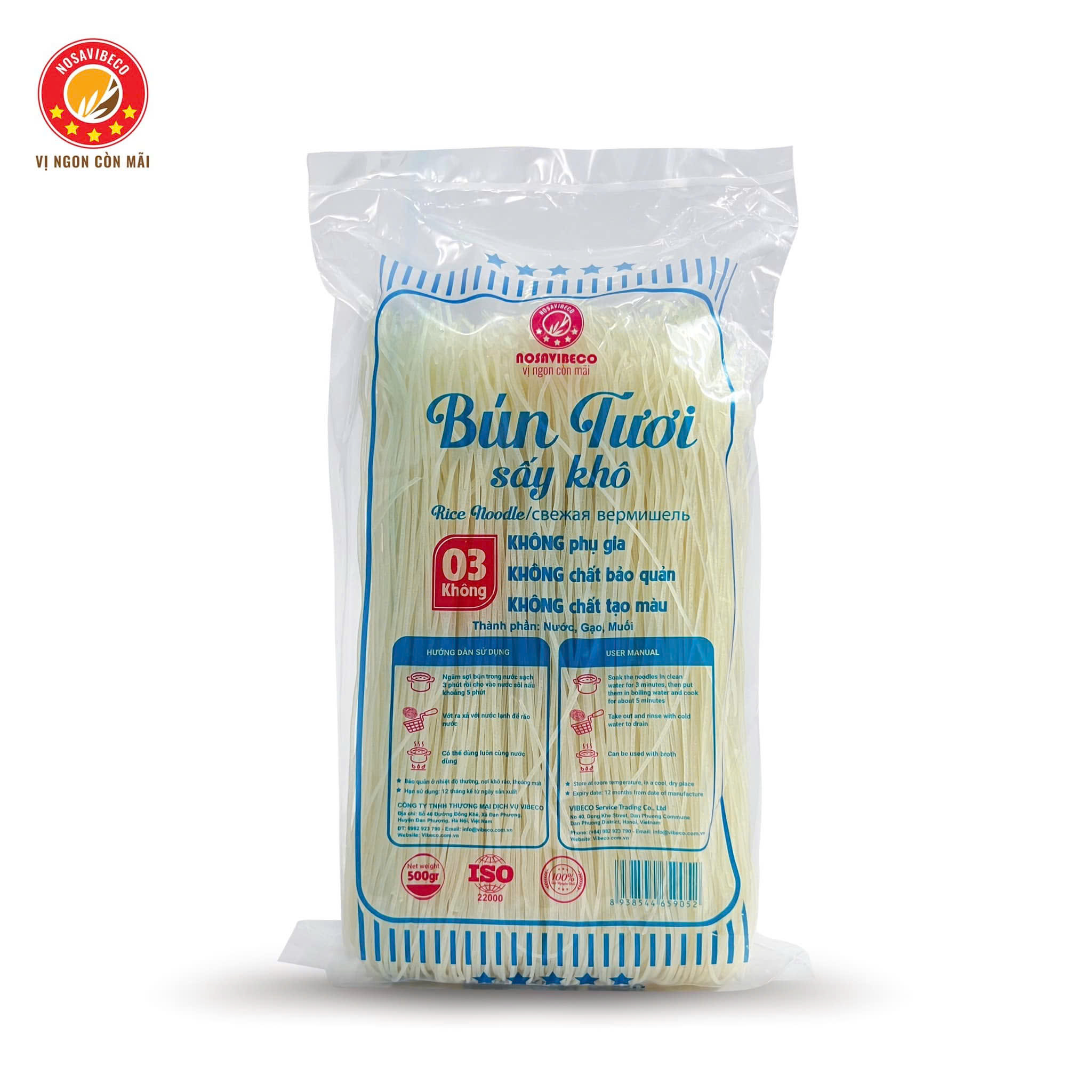 Dried fresh noodles